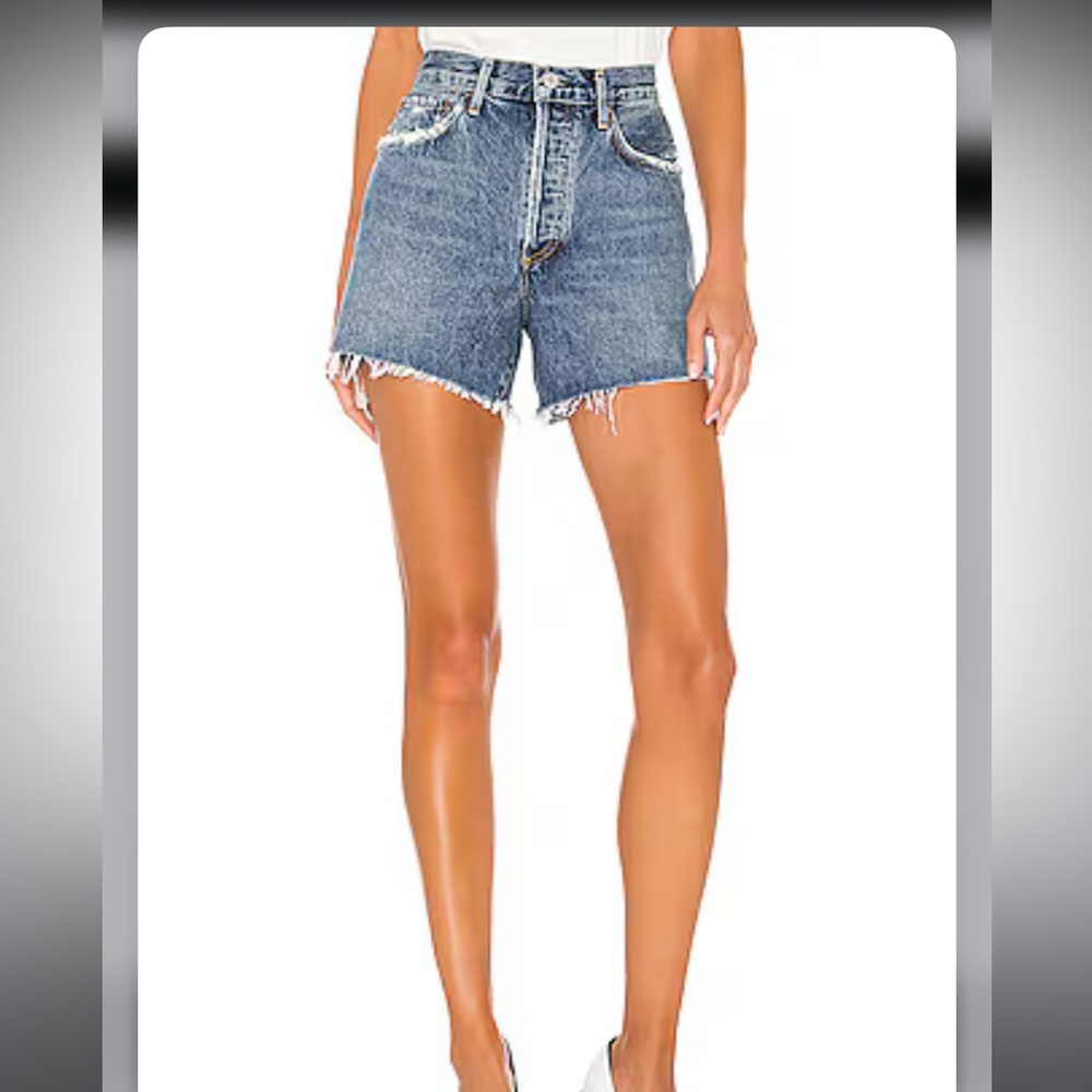 Agolde Reese Relaxed Cut Off Shorts